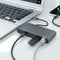 Aisens ASUC-8P010-GR - USB Hub - 5x USB 3.2 Gen 1 - 1x Ethernet 1Gbps - 100W Power Delivery