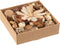 J-Line decoratie Potpourri Droogbloemen/noten - jute - bruin