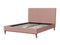 BAYONNE - Tweepersoonsbed - Roze - 160 x 200 cm - Fluweel