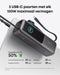 Anker PowerCore 25K - Powerbank 25000mAh - 3x 100W USB-C Poorten - Zwart - Ingebouwde Intrekbare Kabels - Real-Time Smart Display