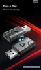Exclusive by TW T7 - 2 in 1 USB Bluetooth 5.0 Zender en Ontvanger - Bereik tot 15 Meter - Draadloze Audio Adapter - Zwart/grijs