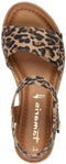 Tamaris Essentials - Dames Sandalen - Klittenbandsluiting - Leopard - Maat 36