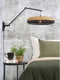 GOOD&MOJO Wandlamp Palawan - Zwart/Naturel - 100x40x70cm - Binnen Scandinavisch,Bohemian