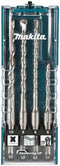 Makita E-13596 - Steen-spiraalboorset - 4-delig 5 mm 6 mm 8 mm 10 mm SDS-Plus (1 set)