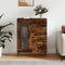 vidaXL - Dressoir - 69,5x34x90 - cm - bewerkt - hout - gerookt - eikenkleurig