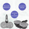 Dokx - Elektrische Mop Dweil voor Dyson Steelstofzuiger - Mondstuk Accessoires Opzetstuk & Dweilsysteem voor V7 / V8 / V10 / V11 / V15 series - Vloerwisser en Vloermop - Nat & Droog - Inclusief 8 dweilmops