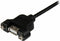 StarTech.com USBPNLAFAM2 - USB-kabel A naar A - 60 cm - Zwart