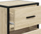 vidaXL - Nachtkastjes - 2 - st - 40x31x50 - cm - bewerkt - hout - sonoma - eikenkleurig