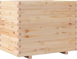 vidaXL - Plantenbak - 90x60x72 - cm - massief - grenenhout