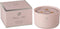 J-Line geurkaars Excellent - Rose Champagne - glas - roze – large - 40U