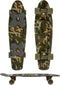 Choke Skateboard - groen camouflage