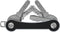 Keycabins Multitool Sleutelhouder - Key Organizer tot en met 12 Sleutels - Keychain Sleutelhanger met Bieropener - Aluminium - Zwart