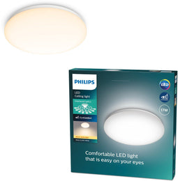 Philips Moire - Plafonnière - LED - Warmwit licht - Wit - Ø 32 cm