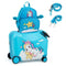 Coast Kofferset voor Kinderen - 2-delige Bagageset met Rolkoffer 47cm + Rugzak 30cm - Blauw (2 stuks)