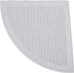StayPut Anti-slip douchemat hoek - 59,7 x 59,7 cm - Waterdoorlatend - Wit