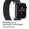 imoshion Nylon Trail bandje - Geschikt voor Apple Watch 1, 2, 3, 4, 5, 6, 7, 8, 9, 10, SE, Ultra (2) - 44/45/46/49 mm - Zwart - One Size