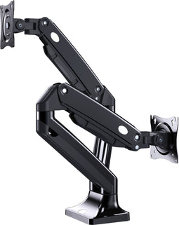 Gembird MA-DA2-03 - Bureaumount - 2x Verticaal kantelbaar - Max 35" - Draaggewicht 20kg - Vesa 75mm/100mm