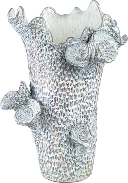 PTMD Elysia Bloempot - 33 x 31 x 44 cm - Keramiek - Wit