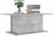 vidaXL - Salontafel - 102x55,5x40 - cm - bewerkt - hout - betongrijs