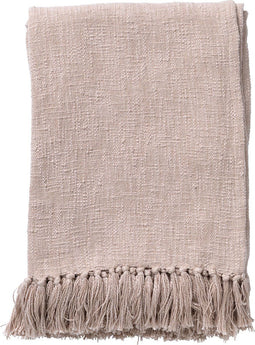 Dutch Decor - JUNE - Plaid van katoen 140x180 cm Pumice Stone - beige - Deken