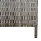 vidaXL - Kamerscherm - 3 - panelen - poly - rattan - grijs
