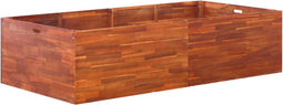 vidaXL - Plantenbak - verhoogd - 200x100x50 - cm - acaciahout