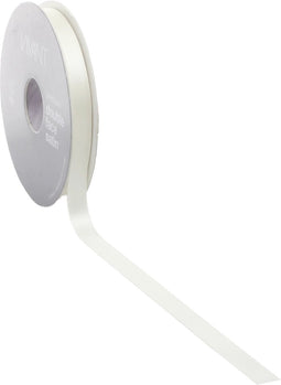 Ivoor Satijnlint| zeer luxe kwaliteit |25 mm / 25 mtr.