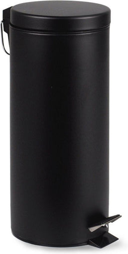 BRASQ PB130 - Pedaalemmer 30 Liter - Zwart poedercoated RVS