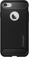 Spigen Rugged Armor - Back Cover - Optimale bescherming - Zwart