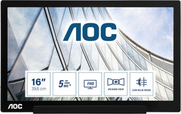 AOC I1601FWUX - Full HD IPS Monitor - 15.6 Inch - Draagbaar