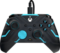 PDP Gaming Rematch - Bedrade Controller - Glow in the Dark - Titan Steel