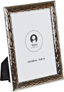 Fotolijsten DKD Home Decor Zilverkleurig Metaal Traditioneel 17 x 2 x 22 cm