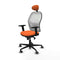 Piqueras y Crespo 2D036G1 - Bureaustoel - Hoofdsteun en lendensteun - Oranje