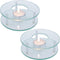 Theepot rechaud - warmhoudplaat - glas - D12 x H4 cm