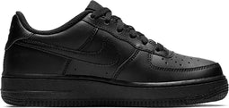 Nike Air Force 1 (GS) Unisex Sneakers - Black/Black - Maat 37.5