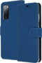 Accezz Samsung Galaxy S20 FE - Wallet Softcase Bookcase - 3 Pashouders - Donkerblauw