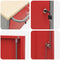 vidaXL - Gereedschapskast - met - wielen - en - slot - - - Rood - - - 75x45x85 - cm - - - Staal