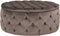 Richmond Pouffe Lulu Ø100cm Stone Velvet (Quartz Stone 101)
