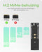 ICY BOX IB-1807MT-C31 - Externe behuizing M.2 NVMe SSD - USB 3.2 Gen 2 10 Gbit/s - Zwart