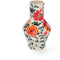 Return to Sender | Vaas Small 15 cm Bed of flowers print handgeschilderd met handvat - Bloemenvaasje - klein vaasje