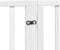 vidaXL - Hondenhek - inklapbaar - met - deur - 6 - panelen - 300 - cm - populierhout - wit