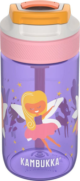 Kambukka Lagoon Drinkfles voor kinderen 400ml Fairy Wood - met geïntegreerd rietje - drinkbus kinderen - drinkbeker voor school