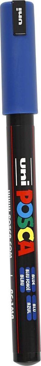 Verfstift posca pc1mr ef donkerblauw