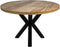 Rond tafelblad Portland - ø120x5 - Naturel - Mangohout
