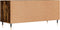 vidaXL - Tv-meubel - 100x34,5x44,5 - cm - bewerkt - hout - gerookt - eikenkleurig