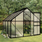 vidaXL - Tuinkas - 4,75 - m² - aluminium - antracietkleurig