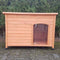 @Pet Hondenhok Bungalow L - Houten - Scharnierend Dak - 116 x 76 x 82 cm