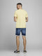 Jack & Jones JORSUITE TEE SS CREW NECK - T-shirt korte mouw met strandtekening - Geel (2020)