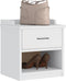 vidaXL - Gangbankje - SANDNES - wit - 45x40x50 - cm - massief - grenenhout