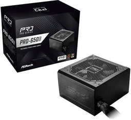 ASRock PRO-650B - ATX Voeding - 650W 80 PLUS Bronze - 1x 6+2-pins